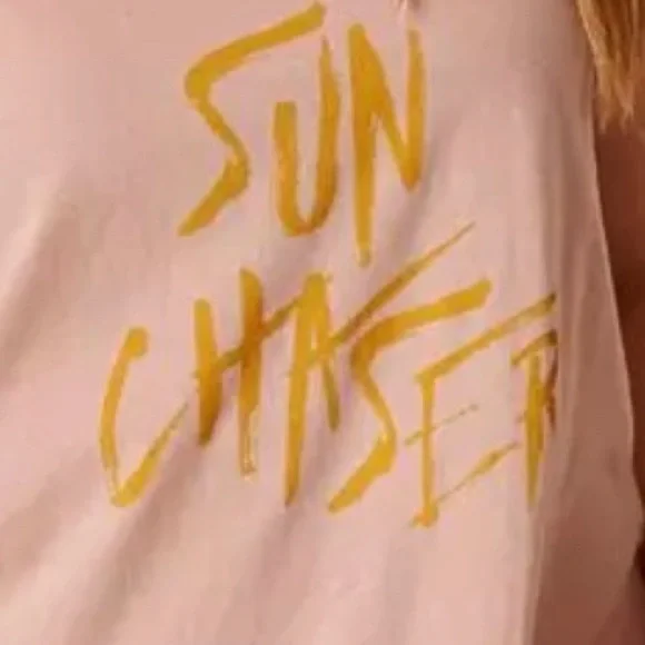 Amuse Society / Buckle Sun chaser Blush Rosewater Racerback tank top - Picture 2 of 12